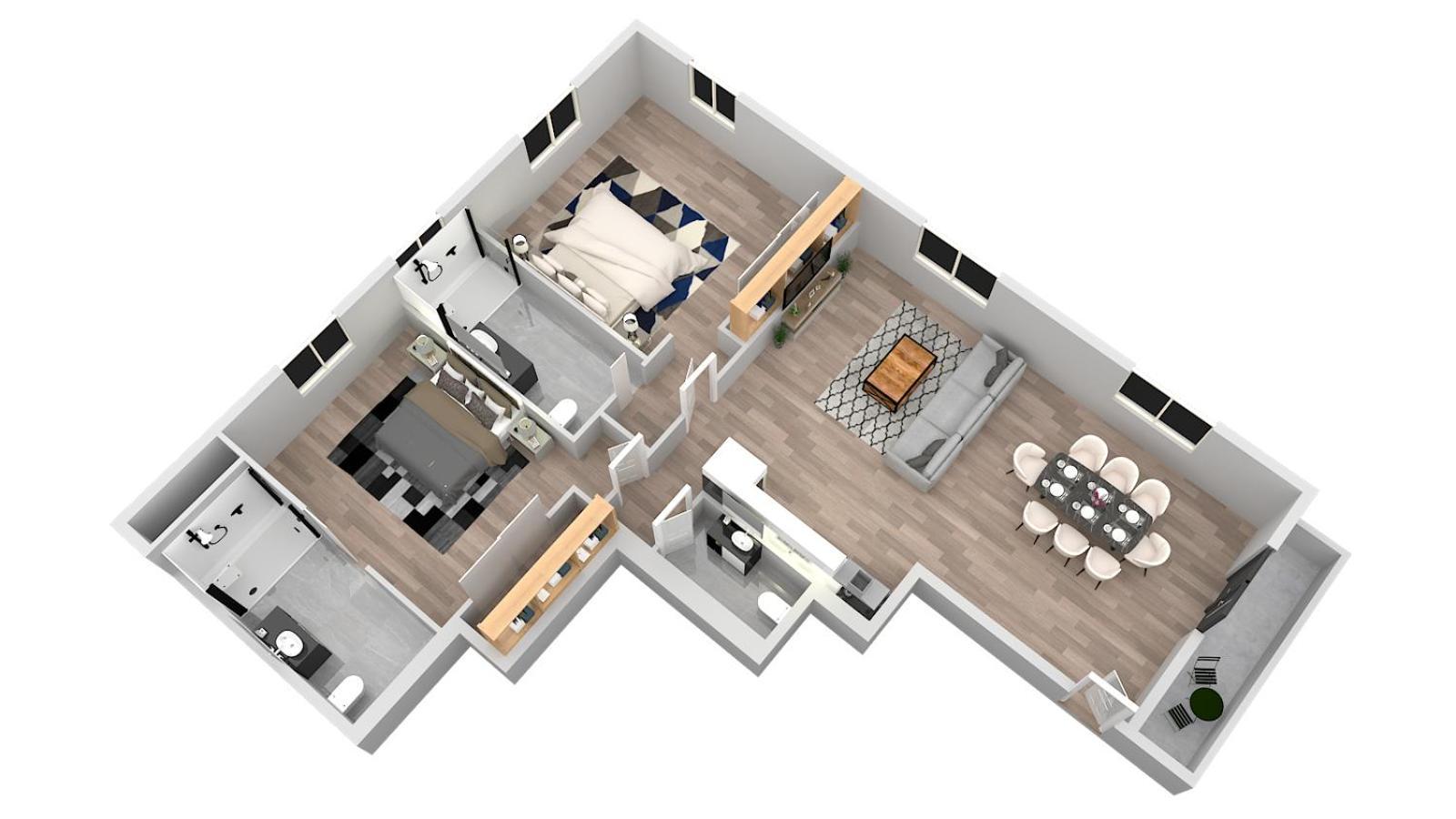 Superbe, T3 Spacieux 78 M2, Neuf, Parking, Balcon Gerde Ngoại thất bức ảnh